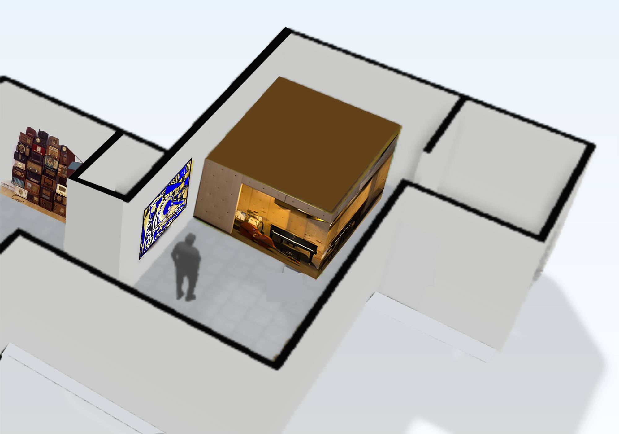 Long gallery – mock up 1